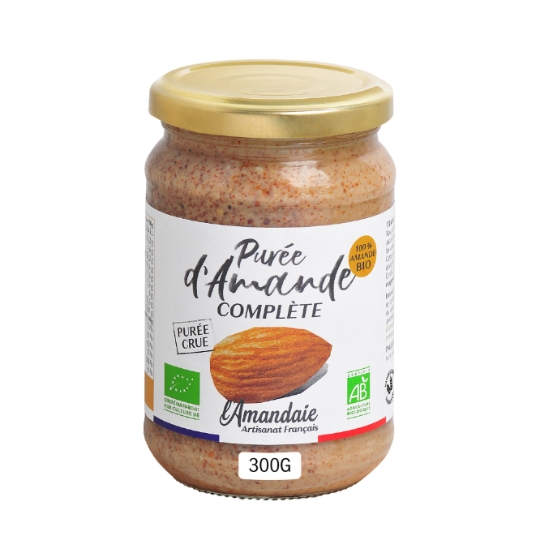 Pâte à Tartiner Purée d'amande complète crue BIO L'AMANDAIE