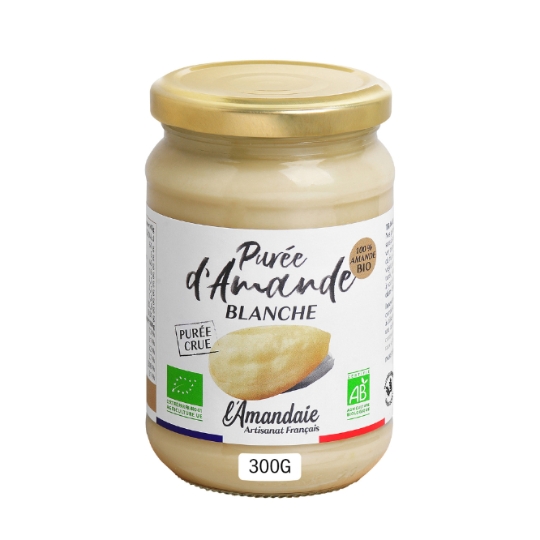 Pâte à Tartiner Purée d'amande blanche crue BIO L'AMANDAIE
