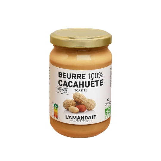 Beurre de Cacahuète 100% Toastée Bio L'AMANDAIE