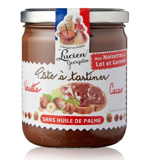 Pâte à Tartiner Noisettes et Cacao LUCIEN GEORGELIN