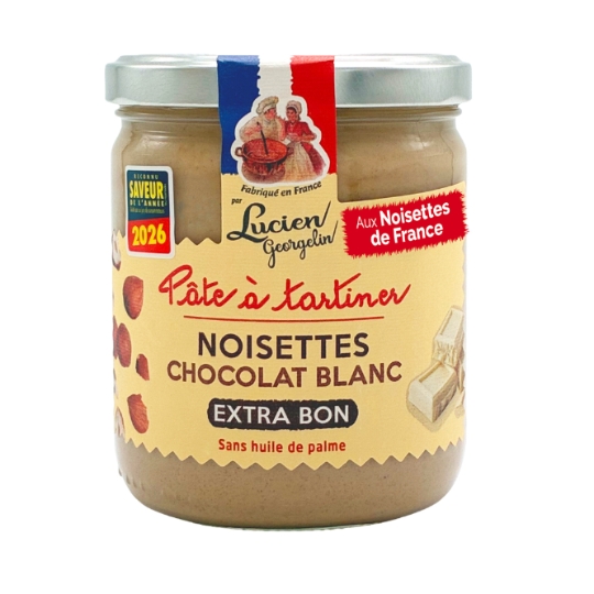 Pâte à Tartiner Noisettes Chocolat Blanc LUCIEN GEORGELIN