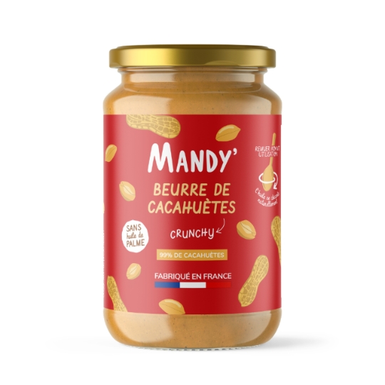 Beurre de Cacahuètes Crunchy MANDY'