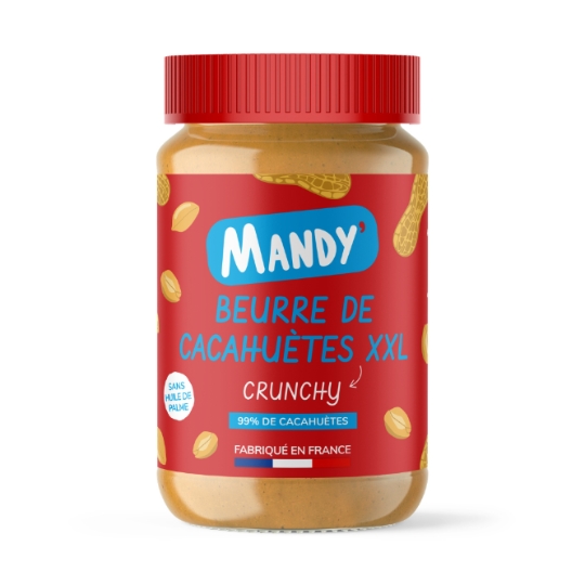 Beurre de Cacahuètes XXL Crunchy MANDY'