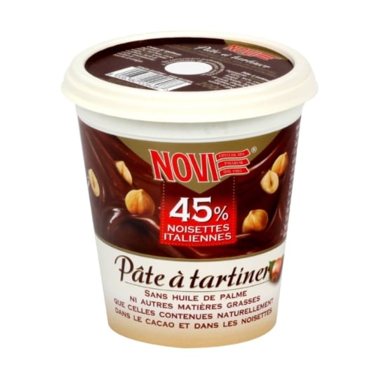 Pâte à Tartiner Noisettes et Cacao NOVI