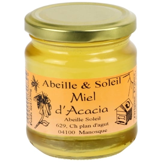 Miel Acacia Liquide De France ABEILLE & SOLEIL