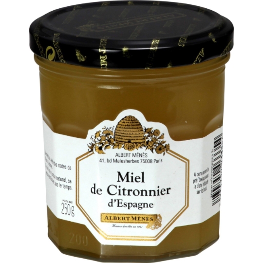 Miel de Citronnier d'Espagne ALBERT MENES