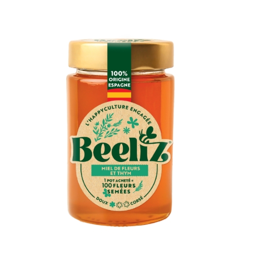 Miel De Fleurs Et Thym Liquide Espagne BEELIZ