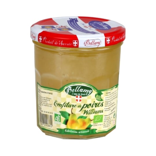 Confiture poires Williams bio BELLAMY