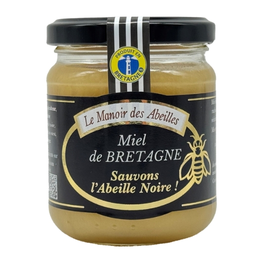 Miel de Bretagne Abeille Noire Crémeux LE MANOIR DES ABEILLES