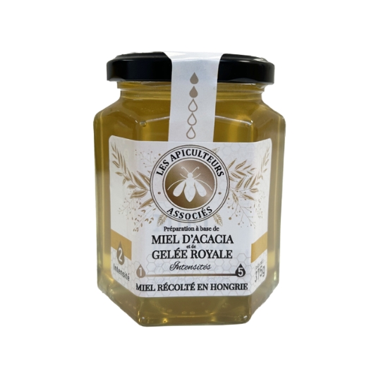 Miel D'acacia Et de Gellée Royale récolté en Hongrie LES APICULTEURS ASSOCIES