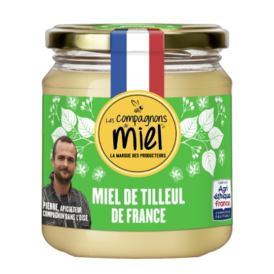 Miel de Tilleul de France Crémeux LES COMPAGNONS DU MIEL
