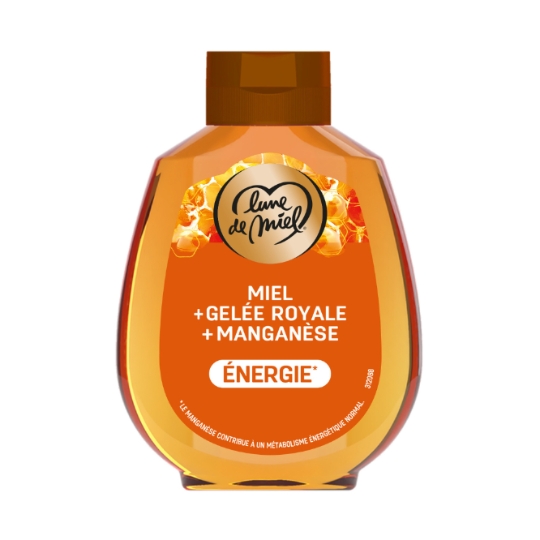 Miel Gelée Royale et Manganèse Energie LUNE DE MIEL