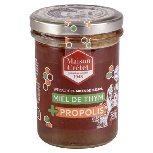 Miel De Fleurs Thym et Propolis MAISON CRETET