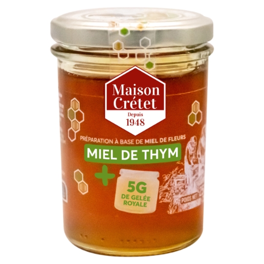 Miel De Thym Et Gelée Royale Crémeux MIEL CRETET