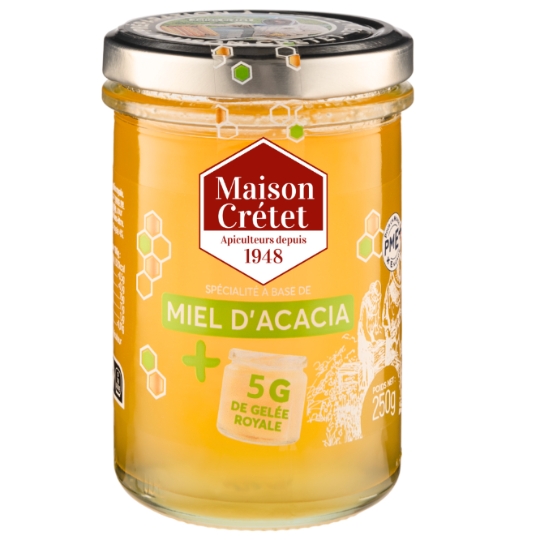 Miel D'Acacia Et Gelée Royale Crémeux MIEL CRETET