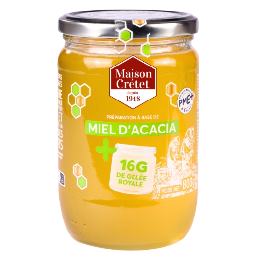 Miel D'Acacia Et Gelée Royale Liquide MIEL CRETET