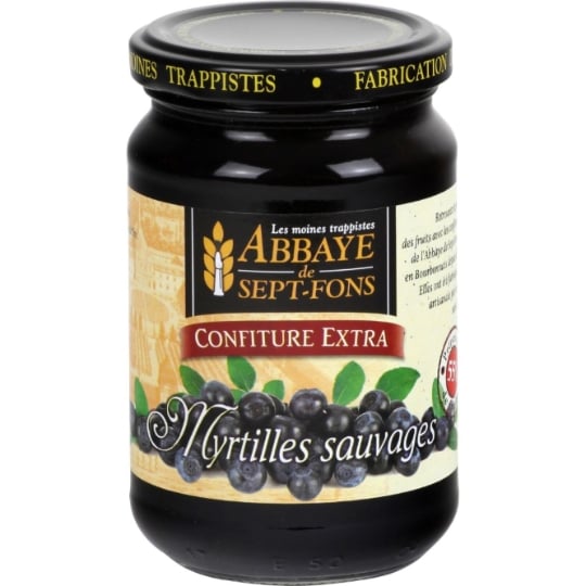 Gelée myrtilles sauvages ABBAYE DE SEPT-FONS