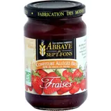 Confiture bio allégée fraises ABBAYE DE SEPT-FONS