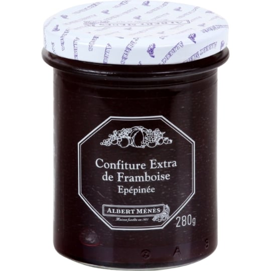 Confiture framboise épépinée ALBERT MENES