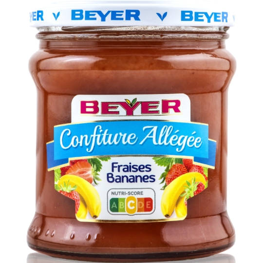 Confiture Fraises Bananes Allégée en sucre BEYER