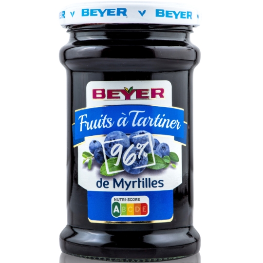 Fruits à Tartiner 96% de fruits nutriscore A BEYER
