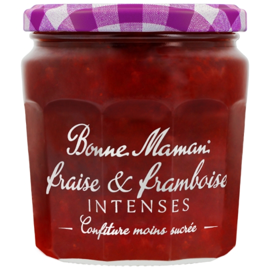 Confiture fraise framboise intense BONNE MAMAN