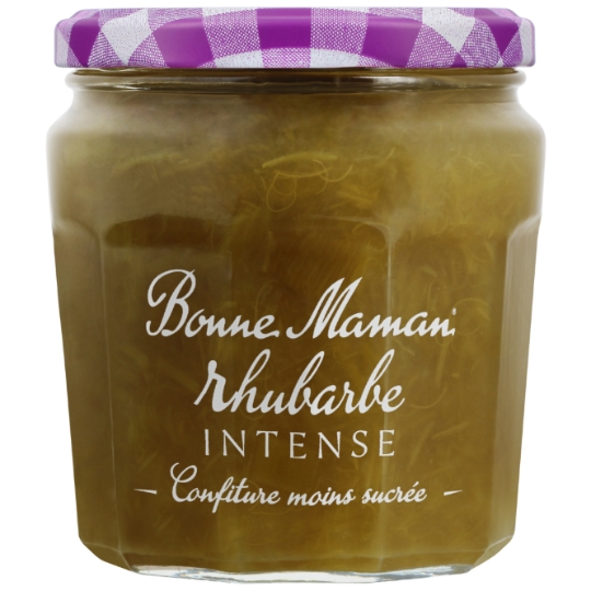 Confiture rhubarbe intense BONNE MAMAN