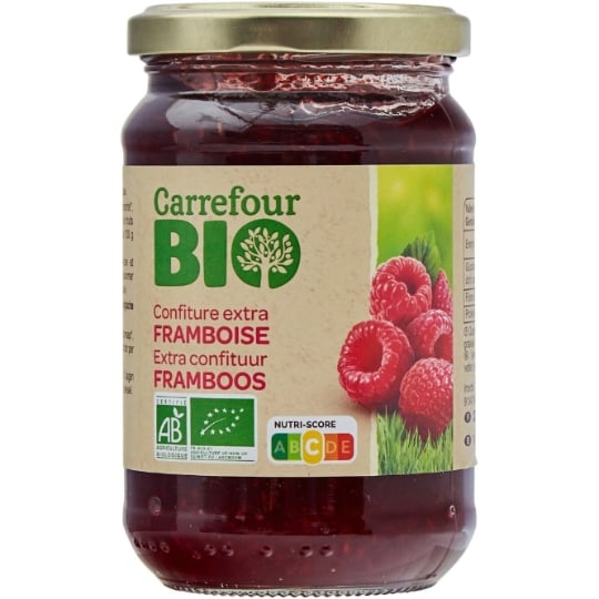 Confiture extra framboise bio CARREFOUR BIO