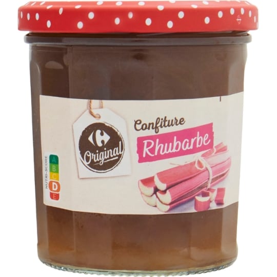 Confiture Rhubarbe CARREFOUR ORIGINAL