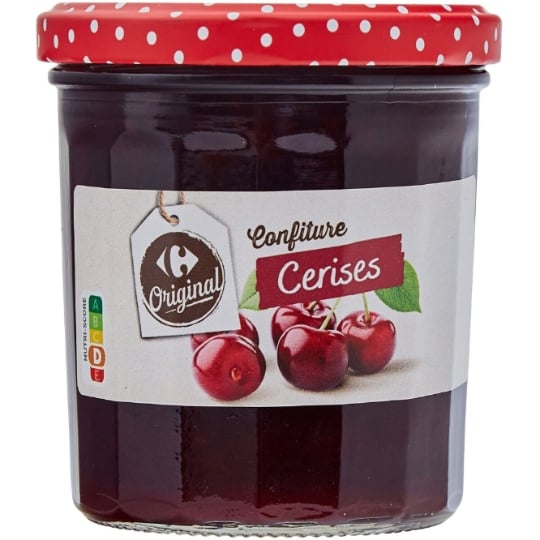 Confiture cerise CARREFOUR ORIGINAL