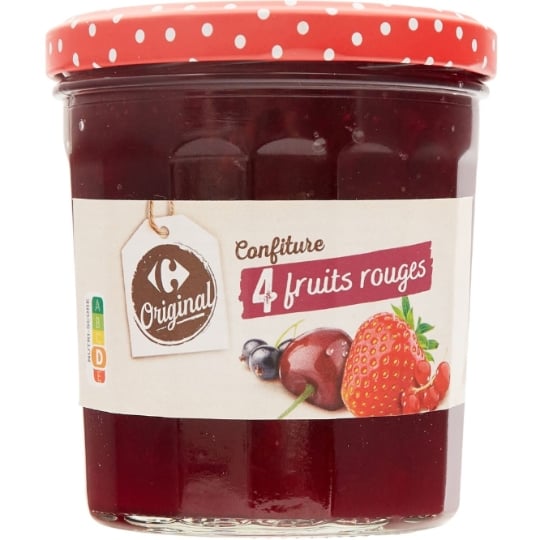 Confiture fruits rouges CARREFOUR ORIGINAL