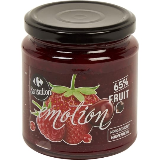 Confiture fruits rouges CARREFOUR SENSATION