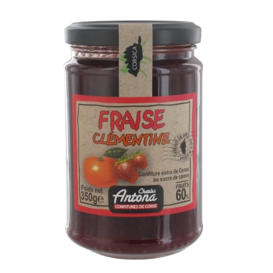 Confiture fraise clémentine CHARLES ANTONA
