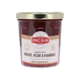 Confiture Extra Abricot Pêches Framboises ERIC BUR
