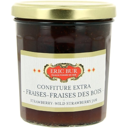 Confiture Extra Fraise et Fraise des Bois ERIC BUR