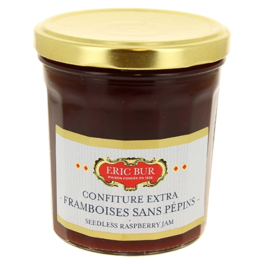 Confiture Extra Framboise Sans Pépins ERIC BUR