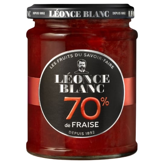 Confiture fraise 70% LEONCE BLANC