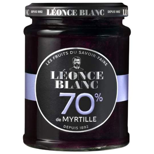 Confiture myrtille allégée en sucres LEONCE BLANC