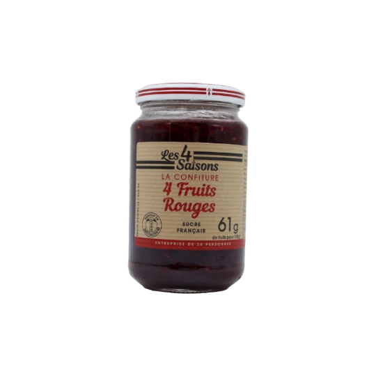 Confiture fruits rouges LES 4 SAISONS