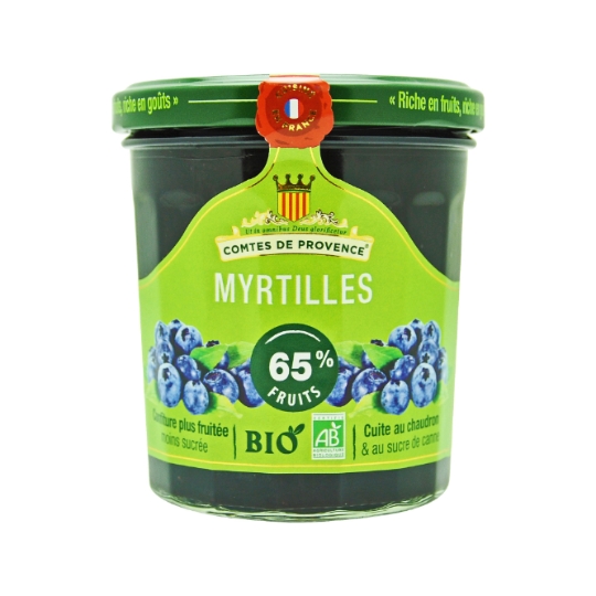 Confiture de Myrtilles Bio LES COMTES DE PROVENCE
