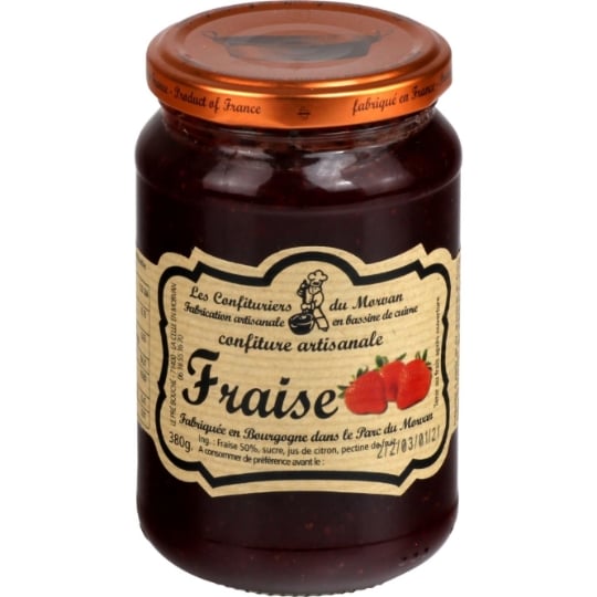 Confiture fraise LES CONFITURIERS DU MORVAN