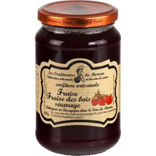 Confiture fraise fraise des bois LES CONFITURIERS DU MORVAN