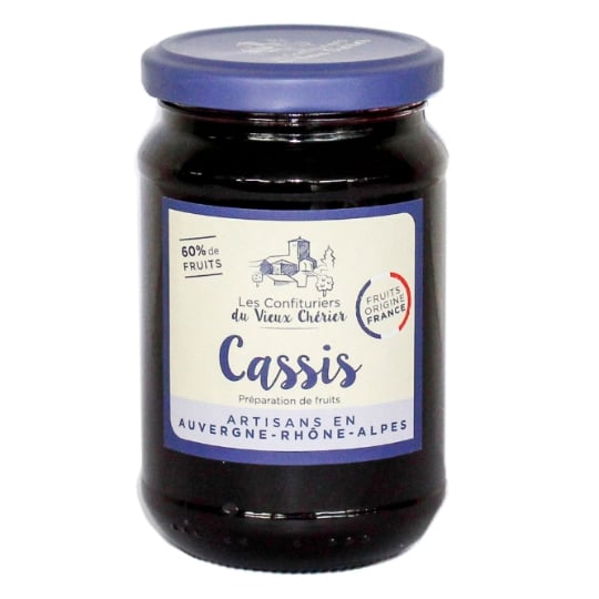 Confiture cassis LES CONFITURIERS DU VIEUX CHERIER