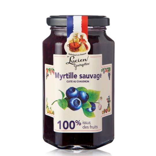 Confiture myrtille sauvage sans sucres ajoutés LUCIEN GEORGELIN