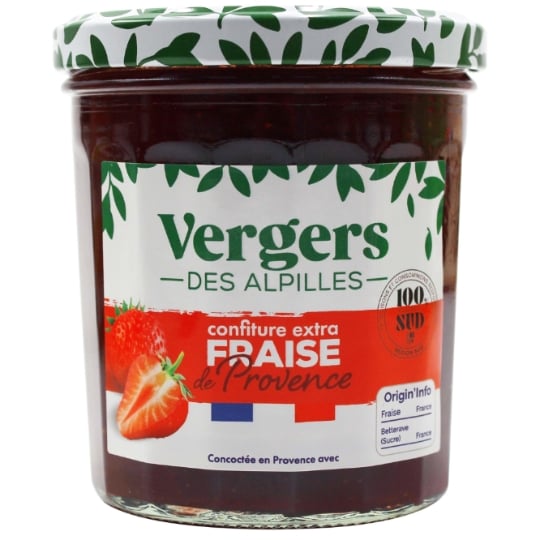 Confiture fraise de provence VERGERS DES ALPILLES