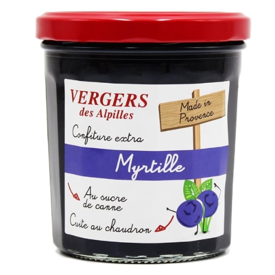 Confiture extra myrtille VERGERS DES ALPILLES