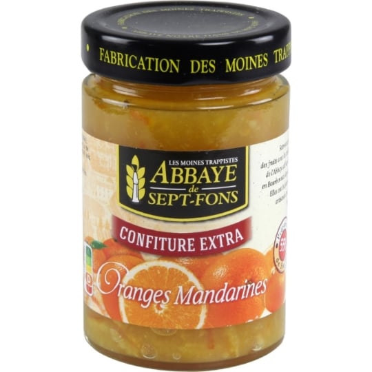 Confiture oranges mandarines ABBAYE DE SEPT-FONS
