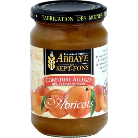 Confiture allégée abricots ABBAYE DE SEPT-FONS