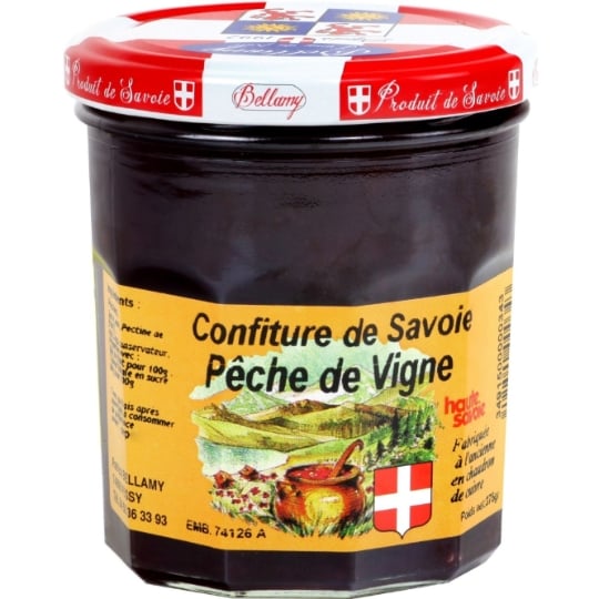 Confiture pêche de vigne BELLAMY CONFITURES