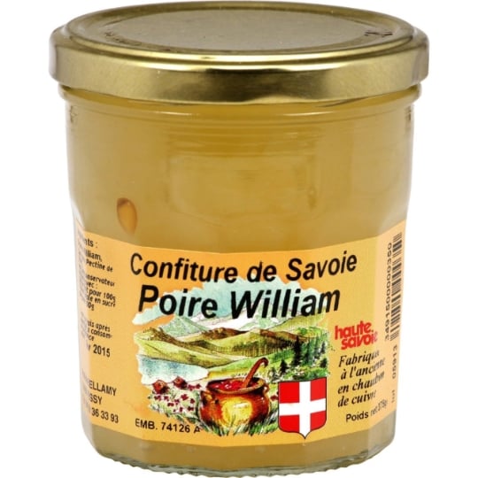 Confiture poire william BELLAMY CONFITURES
